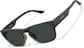 Angle view of Zunnies - Lentes de Sol deportivas rectangulares 1014421 in Negro thumbnail