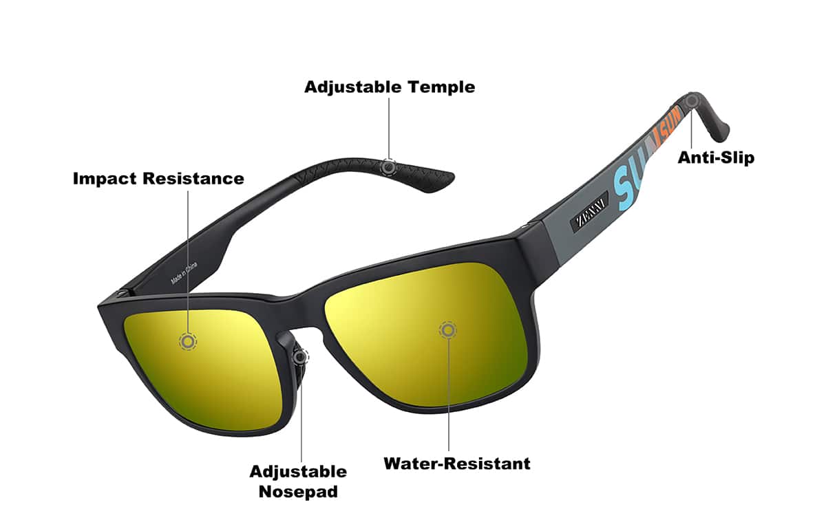 Image of Zunnies - Rectangle Sports Sunglasses