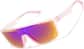 Angle view of Zunnies - Lunettes de soleil de sport enveloppantes 1014519 in Rose thumbnail