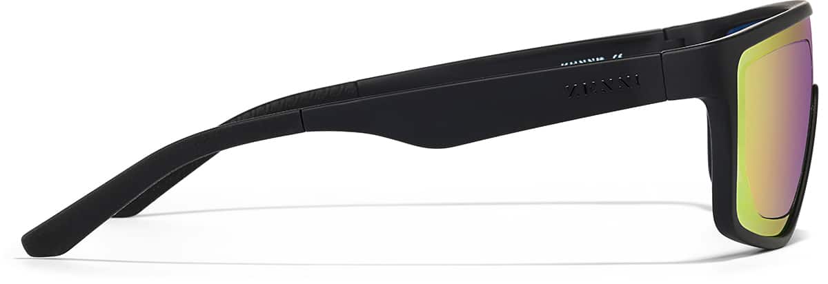 Optical Disc Transparent Black Zunnies - Wrap-Around Sports Sunglasses #1014521 | Zenni Optical