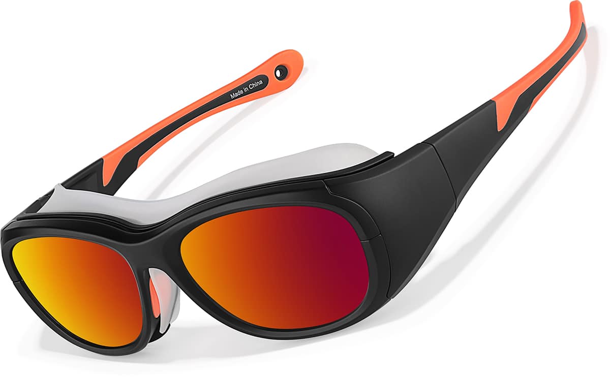 Black Zunnies - Oval Water Sport Glasses #1014621 | Zenni Optical