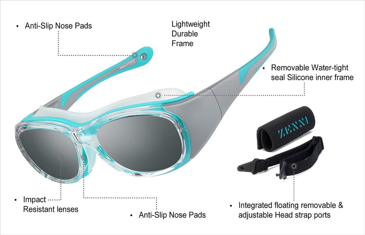 Image of Zunnies - Lunettes de sport ovales