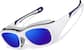 Angle view of Zunnies - Oval Water Sport Glasses 1014630 in White thumbnail