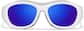 Front view of Zunnies - Oval Water Sport Glasses 1014630 in White thumbnail