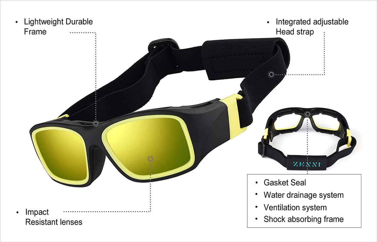 Image of Zunnies - Square Water Sport Glasses