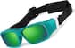 Angle view of Zunnies - Square Water Sport Glasses 1014724 in Green thumbnail
