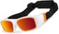 Angle view of Zunnies - Square Water Sport Glasses 1014730 in White thumbnail