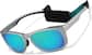 Angle view of Zunnies - Square Water Sport Sunglasses 1014911 in Silver thumbnail