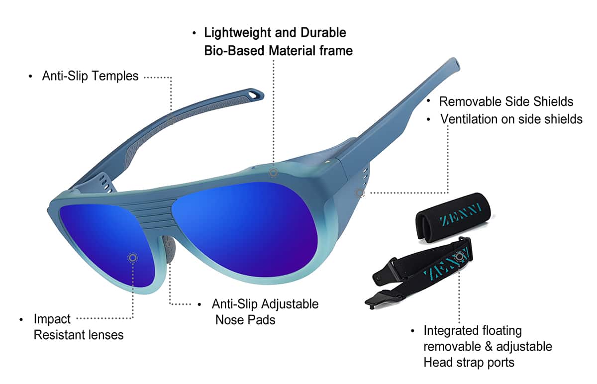 Image of Zunnies - Aviator Water Sport Sunglasses