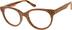 Round Glasses 101715 in Wood Texture