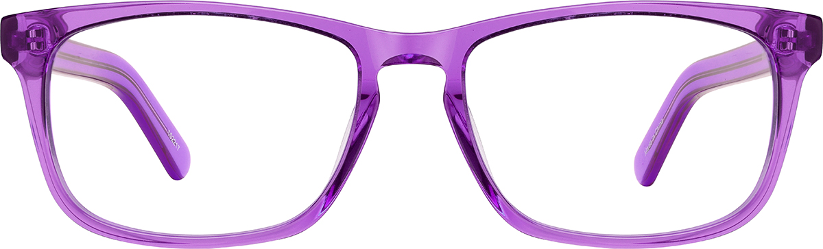 Purple Rectangle Glasses