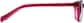 Side view of Rectangle Glasses 102318 in Red thumbnail