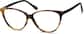 Angle view of Cat-Eye Glasses 102725 in Tortoiseshell thumbnail