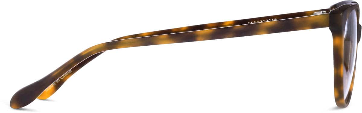 Side view of Cat-Eye Glasses 102725 in Tortoiseshell