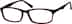 Rectangle Glasses 103018 in Red
