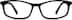 Rectangle Glasses 103021 in Black