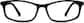 Front view of Rectangle Glasses 103021 in Black thumbnail