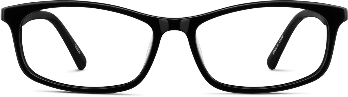Black Rectangle Glasses