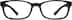 Rectangle Glasses 103121 in Black