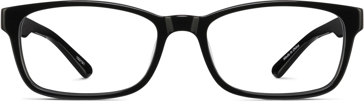 Black Rectangle Glasses
