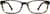 Front view of Rectangle Glasses 103125 in Tortoiseshell thumbnail