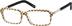 Rectangle Glasses 104715 in Brown