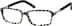 Rectangle Glasses 104721 in Black