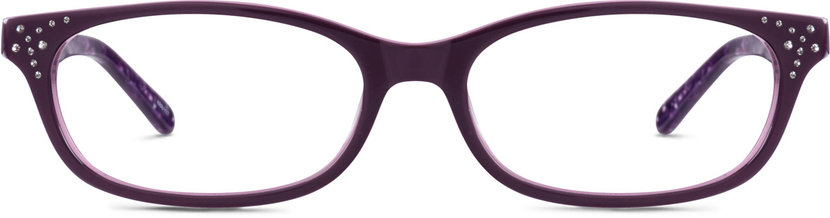 Purple Oval Glasses