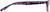 Side view of Oval Glasses 10488117 in Purple thumbnail