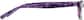 Side view of Oval Glasses 10488117 in Purple thumbnail