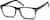 Angle view of Square Glasses 106021 in Black thumbnail