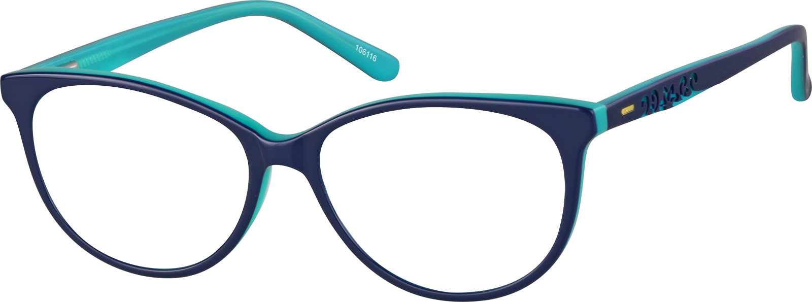 Live Cyber Monday Deals | Blue Oval Glasses #106116 | Zenni Optical