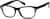 Angle view of Square Glasses 10619021 in Black thumbnail