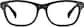 Front view of Square Glasses 10619021 in Black thumbnail