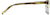 Side view of Square Glasses 106215 in Brown thumbnail