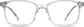 Front view of Square Glasses 106223 in Mist thumbnail
