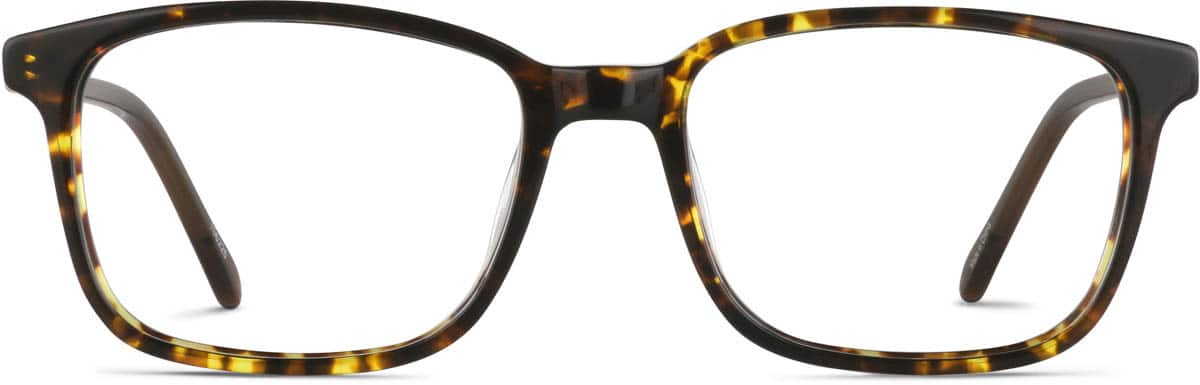 Front view of Square Glasses  106225 in Tortoiseshell