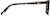 Side view of Square Glasses  106231 in Gray thumbnail