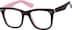 Square Glasses 107121 in Black