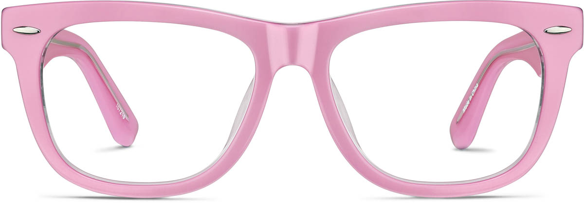 Pink Square Glasses