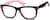 Angle view of Square Glasses 107221 in Black thumbnail