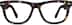 Square Glasses 107239 in Tortoiseshell