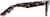 Side view of Square Glasses 107239 in Tortoiseshell thumbnail