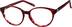 Kids’ Round Glasses 108118 in Red