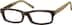 Rectangle Glasses 108215 in Brown