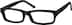 Rectangle Glasses 108221 in Black