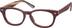 Oval Glasses 108318 in Red