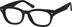 Oval Glasses 108321 in Black