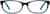 Front view of Rectangle Glasses 108617 in Purple thumbnail