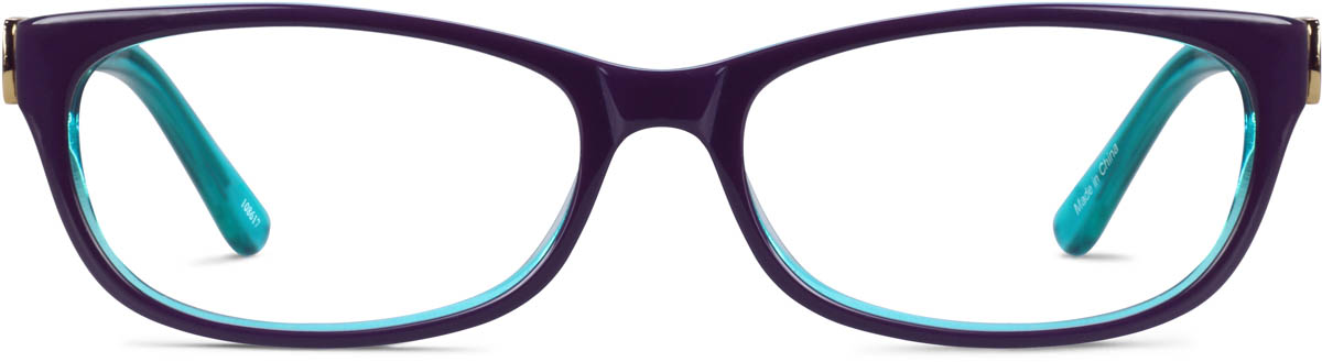 Purple Rectangle Glasses